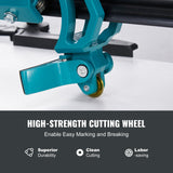 Saw Accessories: VEVOR Manual Tile Cutter, 1200mm, Porcelain Ceramic Tile Cutter with Tungsten Carbide Cutting Wheel, Infrared Positioning, Anti-Skid Feet, Durable Rails for professional installers or beginners