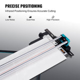 Saw Accessories: VEVOR Manual Tile Cutter, 1200mm, Porcelain Ceramic Tile Cutter with Tungsten Carbide Cutting Wheel, Infrared Positioning, Anti-Skid Feet, Double Rails for professional installers or beginners