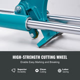 Saw Accessories: VEVOR Manual Tile Cutter, 1200mm, Porcelain Ceramic Tile Cutter with Tungsten Carbide Cutting Wheel, Infrared Positioning, Anti-Skid Feet, Double Rails for professional installers or beginners