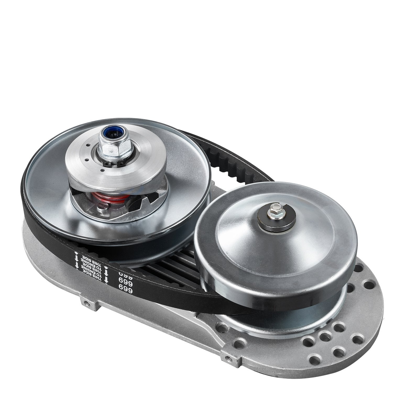 Basketball & Basketball Accessories: VEVOR Drive Clutch, 2-8HP Engine, 2000 RPM High-Strength Drive Clutch with Asymmetric Designed Wheels & Robust Rubber Belt, Sturdy & Durable Clutch with Full Accessories, Fit for Various Engines