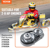 Basketball & Basketball Accessories: VEVOR Drive Clutch, 2-8HP Engine, 2000 RPM High-Strength Drive Clutch with Asymmetric Designed Wheels & Robust Rubber Belt, Sturdy & Durable Clutch with Full Accessories, Fit for Various Engines
