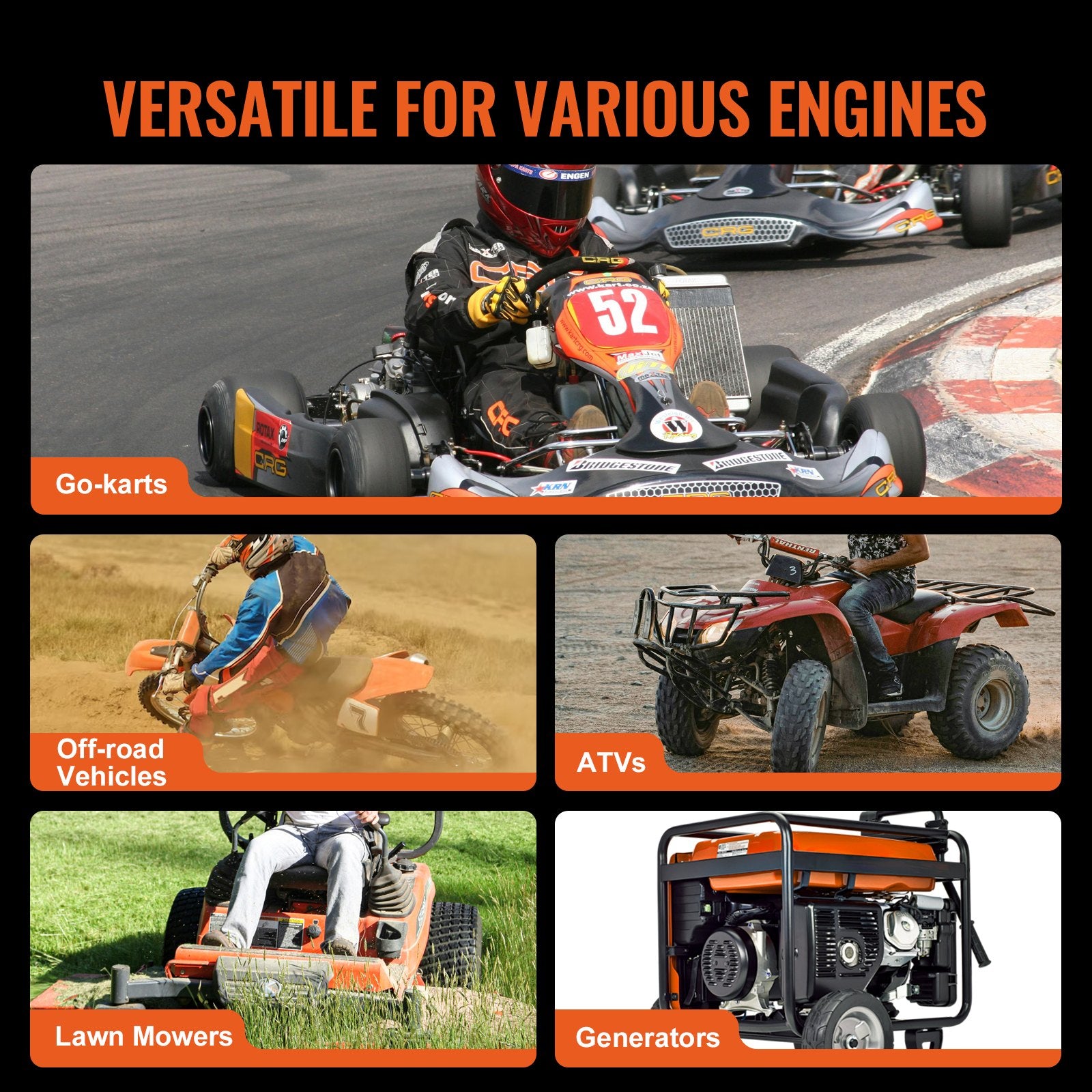 Basketball & Basketball Accessories: VEVOR Drive Clutch, 2-8HP Engine, 2000 RPM High-Strength Drive Clutch with Asymmetric Designed Wheels & Robust Rubber Belt, Sturdy & Durable Clutch with Full Accessories, Fit for Various Engines