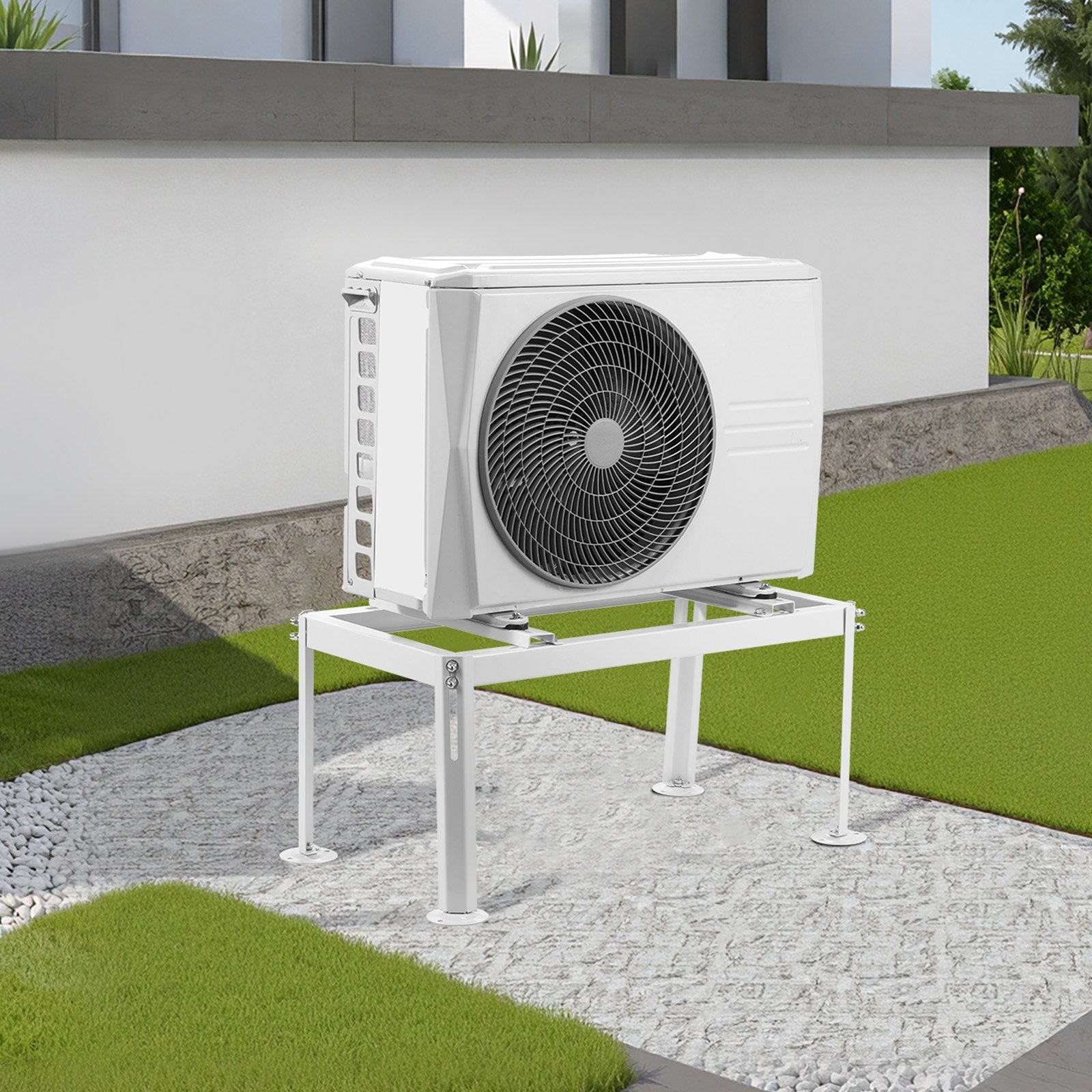 Exercise Benches: VEVOR Mini Split Ground Stand Adjustable for 9000-24000 BTU 200kg Load