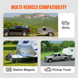 Automotive Repair & Speciality Tools: VEVOR Adjustable Trailer Coupler, 2-5/16" Hitch Ball, 15000 lbs Capacity, Heavy Duty Cast Channel-Mount Coupler with Hardware Kit, Ideal for Towing Station Wagons, Pickup Trucks, SUVs, Black Coating