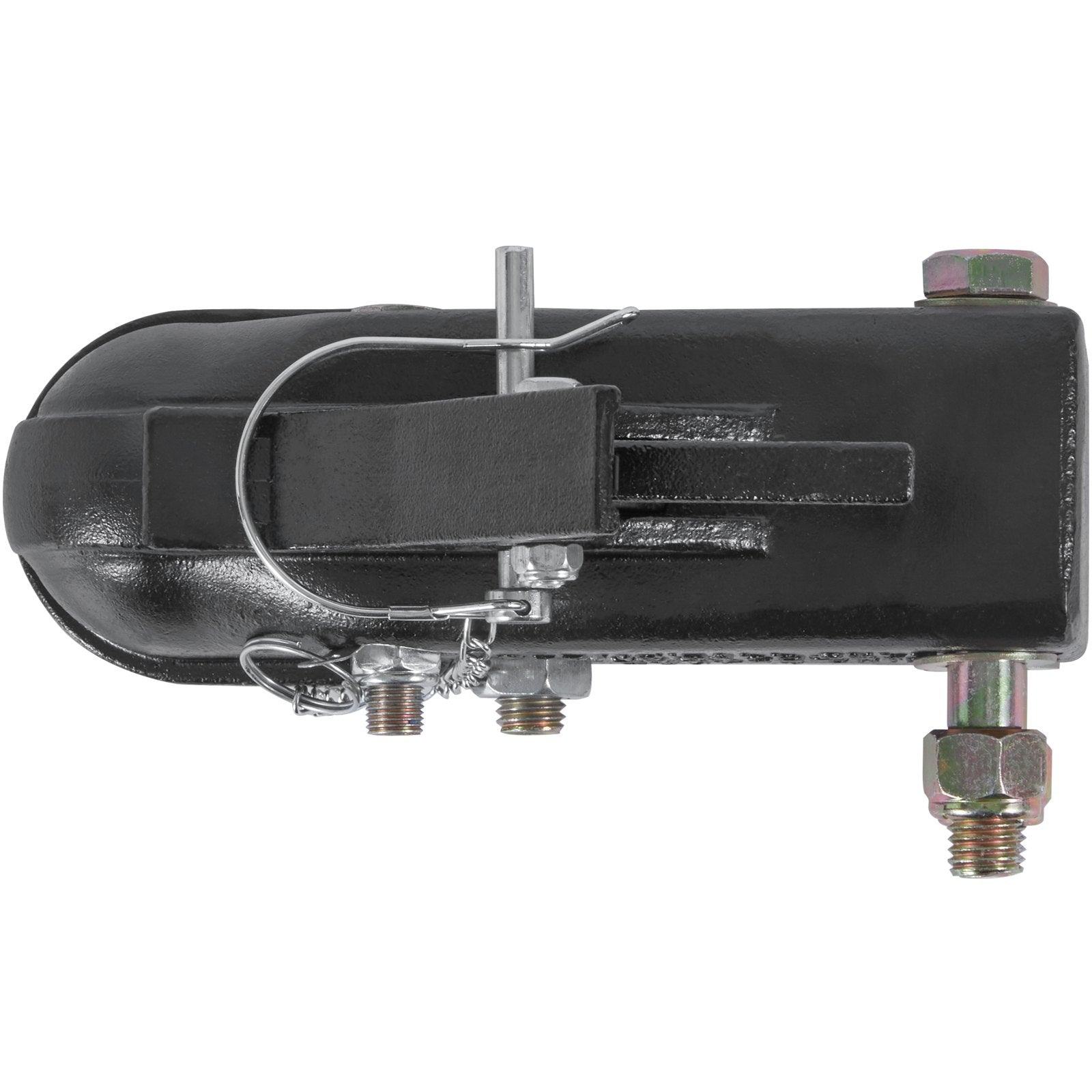 Automotive Repair & Speciality Tools: VEVOR Adjustable Trailer Coupler, 2-5/16" Hitch Ball, 15000 lbs Capacity, Heavy Duty Cast Channel-Mount Coupler with Hardware Kit, Ideal for Towing Station Wagons, Pickup Trucks, SUVs, Black Coating
