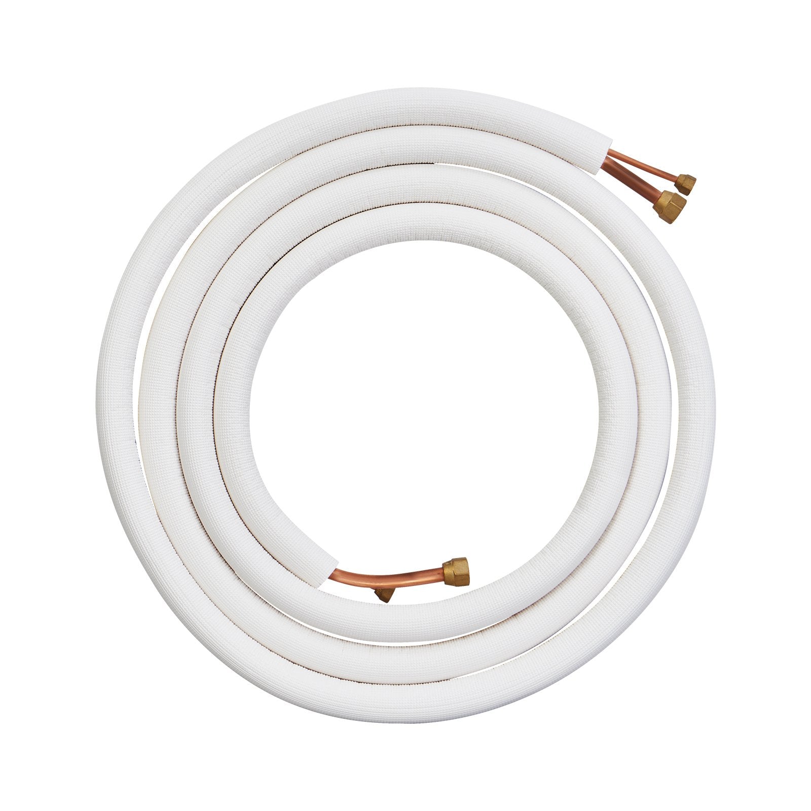 Automotive Repair & Speciality Tools: VEVOR 4876.8mm Mini Split Line Set, 6.4 & 12.7mm O.D Copper Pipes Tubing and Triple-Layer Insulation, for Air Conditioning or Heating Pump Equipment & HVAC with Rich Accessories (18ft Connection Cable