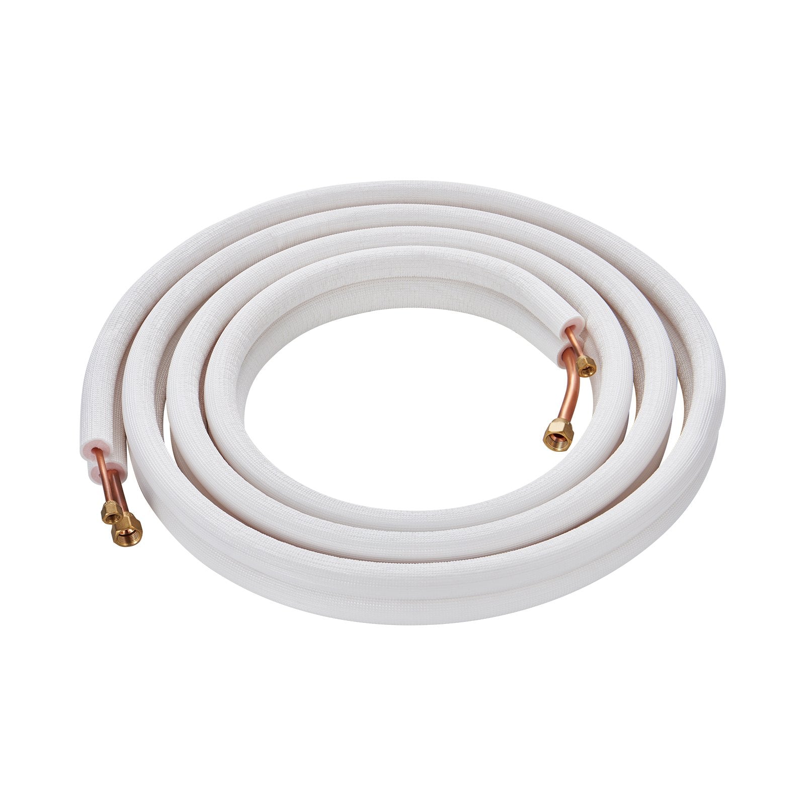 Automotive Repair & Speciality Tools: VEVOR 4876.8mm Mini Split Line Set, 6.4 & 12.7mm O.D Copper Pipes Tubing and Triple-Layer Insulation, for Air Conditioning or Heating Pump Equipment & HVAC with Rich Accessories (18ft Connection Cable