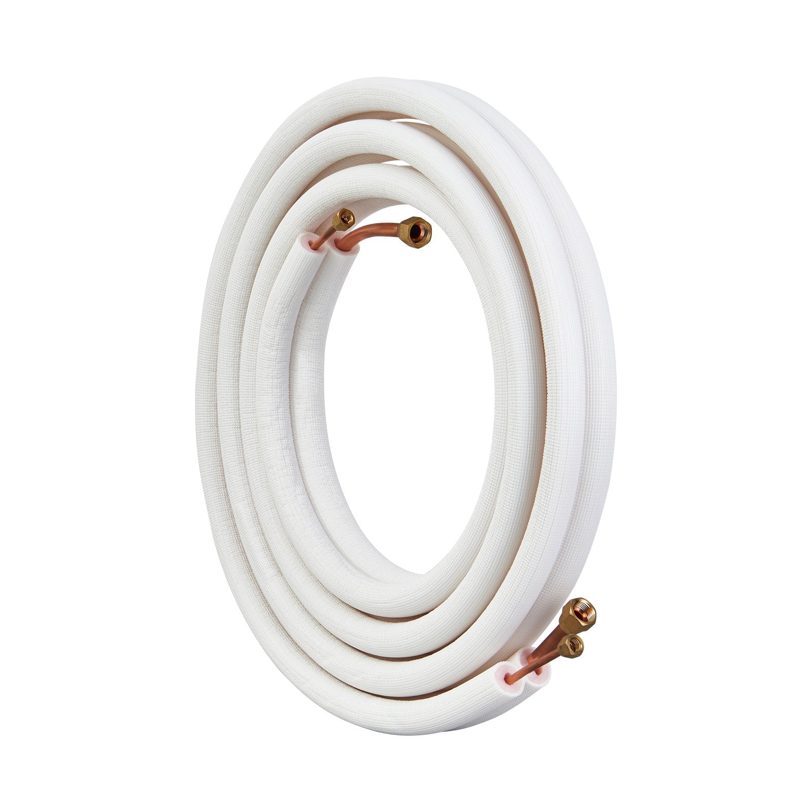 Automotive Repair & Speciality Tools: VEVOR 4876.8mm Mini Split Line Set, 6.4 & 12.7mm O.D Copper Pipes Tubing and Triple-Layer Insulation, for Air Conditioning or Heating Pump Equipment & HVAC with Rich Accessories (18ft Connection Cable