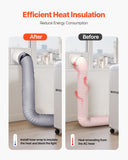 Air Compressors Accessories: VEVOR Air Conditioner Hose Cover Wrap Portable AC Insulated Exhaust Hose Sleeve