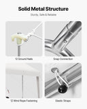 Canopies & Gazebos: VEVOR Carport Car Canopy 10 x 20 FT Heavy Duty Portable Car Shelter Tent White