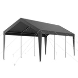 Canopies & Gazebos: VEVOR Carport Car Canopy 10 x 20 FT Heavy Duty Portable Car Shelter Tent Grey
