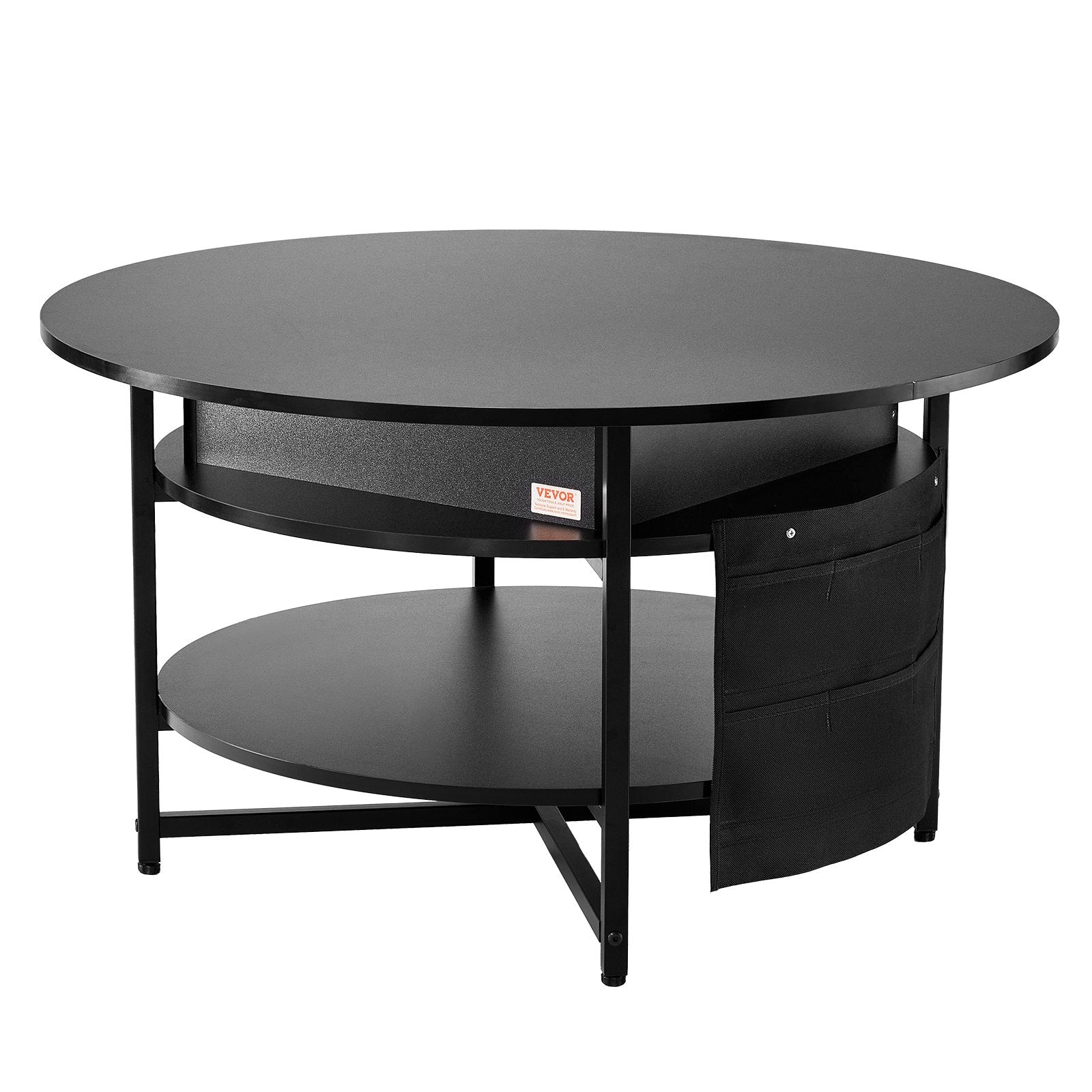 Outdoor Dining Sets: VEVOR Lift Top Coffee Table 35.3" Round Coffee Table for Living Room Black