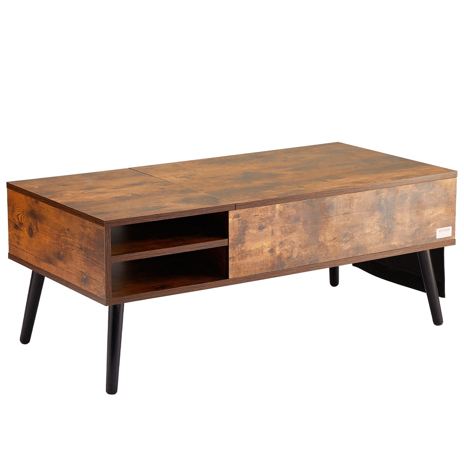 Outdoor Dining Sets: VEVOR Lift Top Coffee Table 39.4 in Rectangle Coffee Table for Living Room Brown