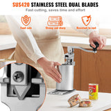 Fence & Gate Accessories: VEVOR Commercial Can Opener, Heavy-Duty Manual Tabletop Cans Opener for Cans Up to 300 mm Height, Height-Adjustable Professional Can Openers Fixed with Screws, for Restaurant, Hotel, and Food Store
