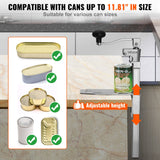 Fence & Gate Accessories: VEVOR Commercial Can Opener, Heavy-Duty Manual Tabletop Cans Opener for Cans Up to 300 mm Height, Height-Adjustable Professional Can Openers with Stainless Steel Blade, for Restaurant & Food Store