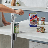 Fence & Gate Accessories: VEVOR Commercial Can Opener, Heavy-Duty Manual Tabletop Cans Opener for Cans Up to 300 mm Height, Height-Adjustable Professional Can Openers with Stainless Steel Blade, for Restaurant & Food Store