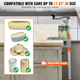 Fence & Gate Accessories: VEVOR Commercial Can Opener, Heavy-Duty Manual Tabletop Cans Opener for Cans Up to 300 mm Height, Height-Adjustable Can Openers Fixed with Screws & Table Clamp, for Restaurant, Hotel, and Food Store