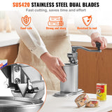 Basketball & Basketball Accessories: VEVOR Manual Can Opener, Commercial Table Clamp Opener for Large Cans, Heavy Duty Can Opener with Base, Adjustable Height Industrial Jar Opener For Cans Up to 40cm Tall, for Restaurant Hotel Home Bar