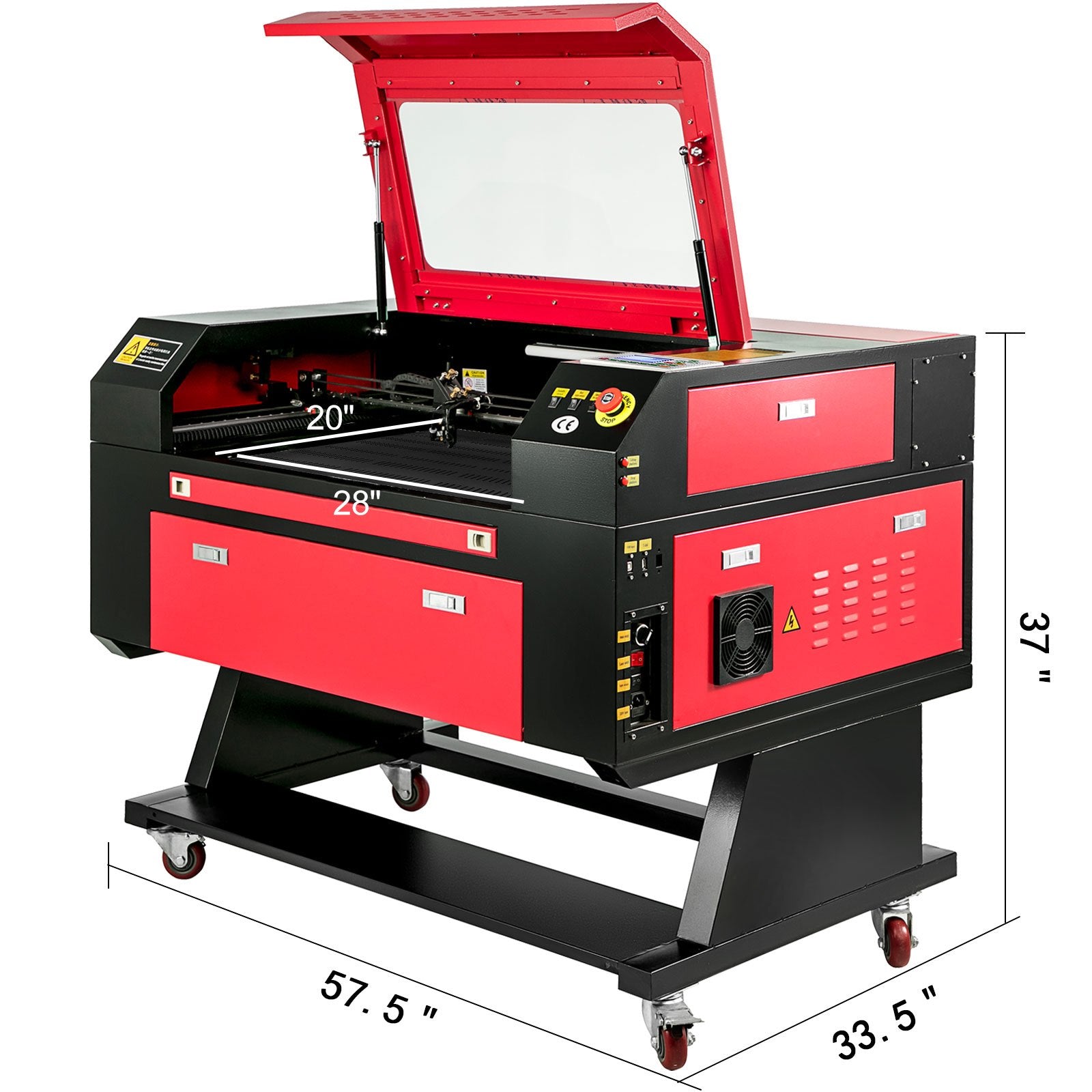 Calculators: Vevor 80W CO2 Laser  Engraver Engraving Cutting Machine With Color Screen 700*500mm