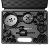 Saw Accessories: VEVOR Hole Saw Kit, 18 PCS Saw Blades, 6 Drill Bits, 1 Hex Wrench, Bi Metal M42 Hole Saw Set with Carrying Case, General Purpose Size from 3/4" to 4-1/2", Ideal for Wood Board, Iron and Plastic Plate