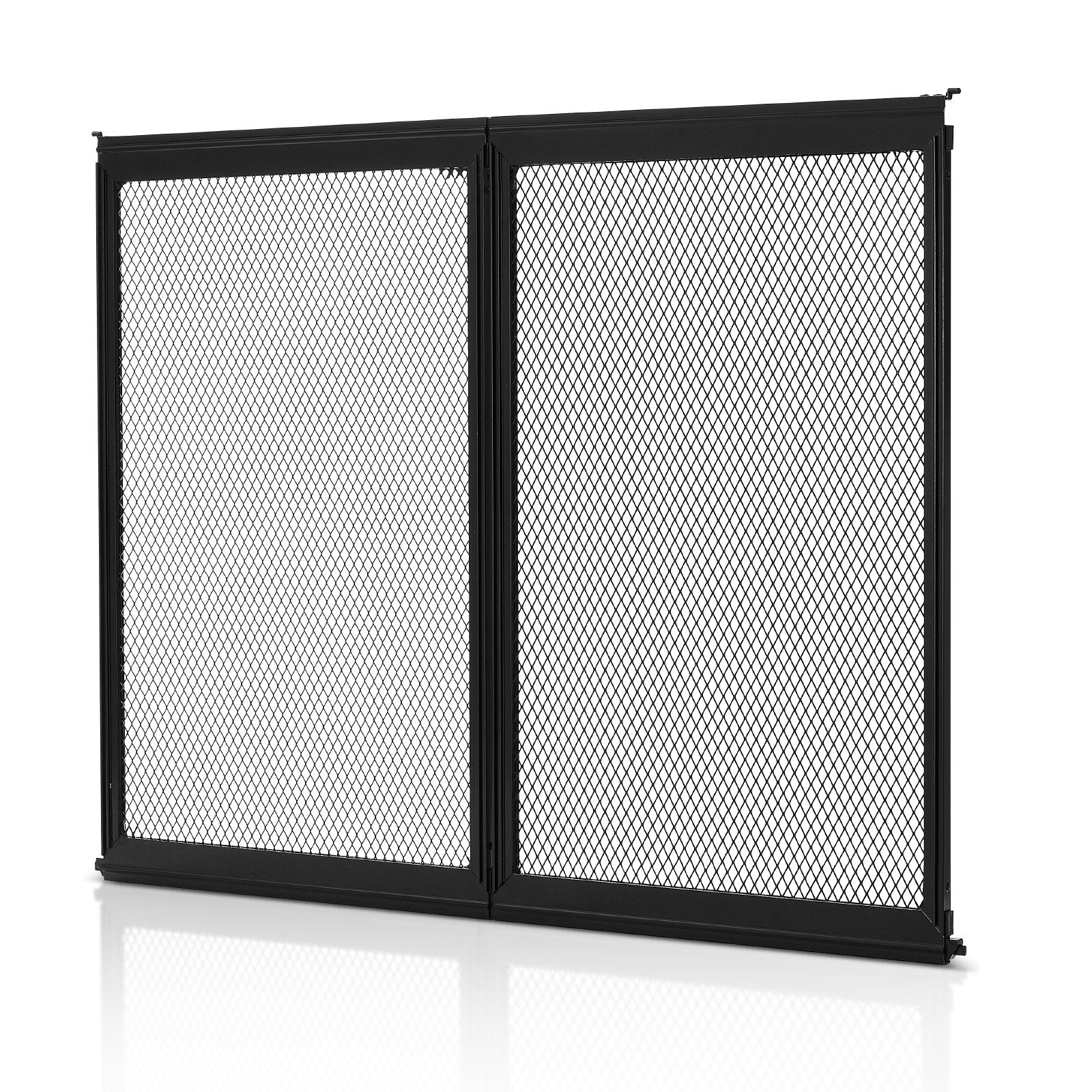 Curtains & Drapes: VEVOR RV Screen Door Protector,  622.3 x 508 mm Door Grille, Easy to Install and Disassemble, Reinforced Breathable Protective Mesh, Aluminum Alloy Camper RV Entry Protector for Pet Protection, Black