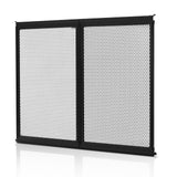 Curtains & Drapes: VEVOR RV Screen Door Protector,  622.3 x 508 mm Door Grille, Easy to Install and Disassemble, Reinforced Breathable Protective Mesh, Aluminum Alloy Camper RV Entry Protector for Pet Protection, Black