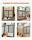 Curtains & Drapes: VEVOR RV Screen Door Protector,  622.3 x 508 mm Door Grille, Easy to Install and Disassemble, Reinforced Breathable Protective Mesh, Aluminum Alloy Camper RV Entry Protector for Pet Protection, Black