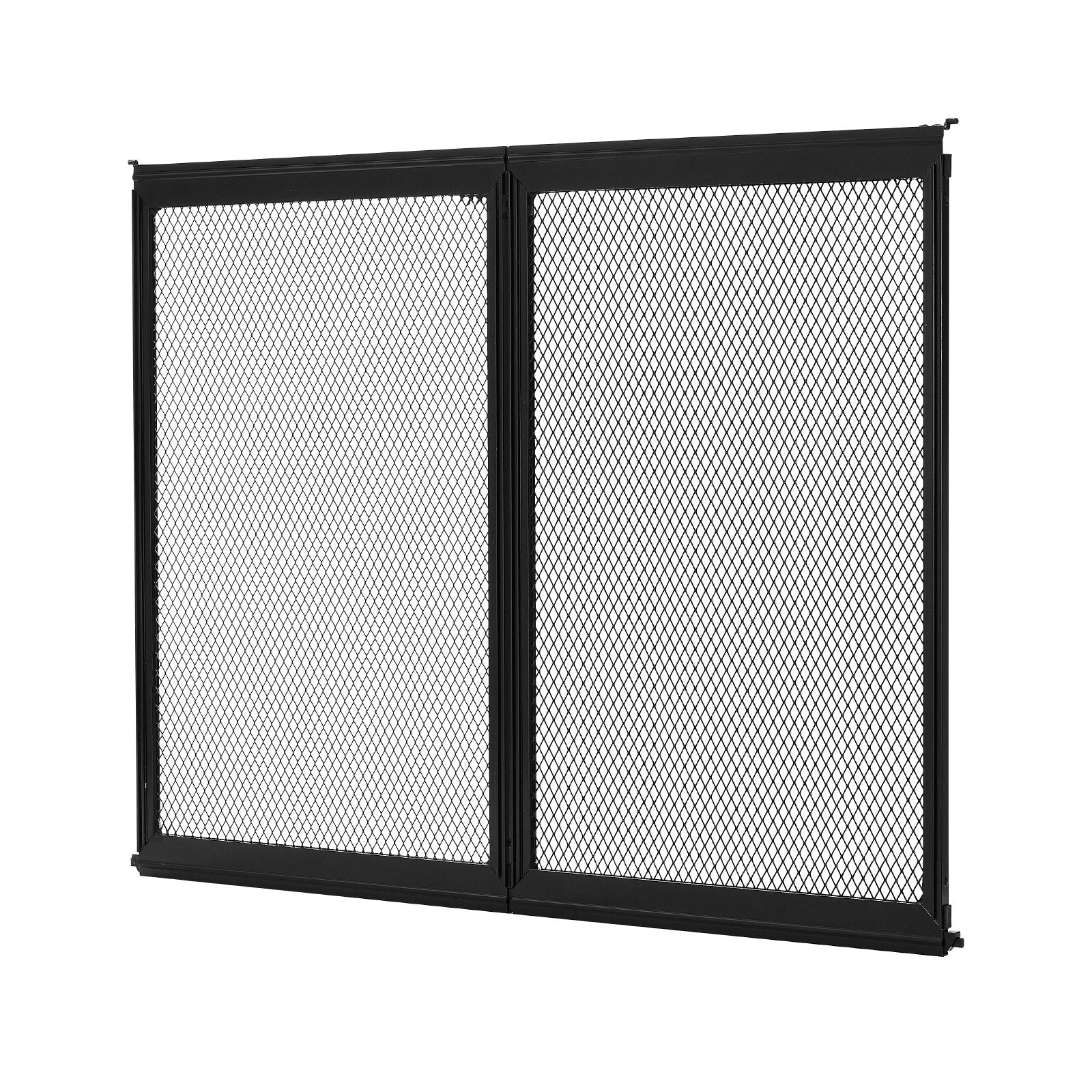 Curtains & Drapes: VEVOR RV Screen Door Protector,  622.3 x 508 mm Door Grille, Easy to Install and Disassemble, Reinforced Breathable Protective Mesh, Aluminum Alloy Camper RV Entry Protector for Pet Protection, Black