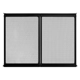 Curtains & Drapes: VEVOR RV Screen Door Protector, 673.1 x 508 mm Door Grille, Easy to Install and Disassemble, Reinforced Breathable Protective Mesh, Aluminum Alloy Camper RV Entry Protector for Pet Protection, Black