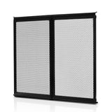 Curtains & Drapes: VEVOR RV Screen Door Protector, 571.5 x 508 mm Door Grille, Easy to Install and Disassemble, Reinforced Breathable Protective Mesh, Aluminum Alloy Camper RV Entry Protector for Pet Protection, Black