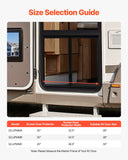 Curtains & Drapes: VEVOR RV Screen Door Protector, 571.5 x 508 mm Door Grille, Easy to Install and Disassemble, Reinforced Breathable Protective Mesh, Aluminum Alloy Camper RV Entry Protector for Pet Protection, Black