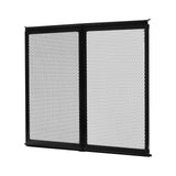 Curtains & Drapes: VEVOR RV Screen Door Protector, 571.5 x 508 mm Door Grille, Easy to Install and Disassemble, Reinforced Breathable Protective Mesh, Aluminum Alloy Camper RV Entry Protector for Pet Protection, Black