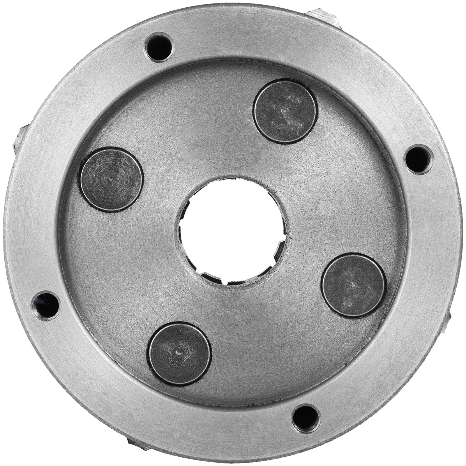 Drill & Screwdriver Accessories: VEVOR Metal Lathe Chuck 4-Jaw Independent 5 inch Cast Iron Milling Turning CNC