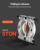Automotive Repair & Speciality Tools: VEVOR Bearing Puller Kit, 14-Piece 5 Ton Capacity Bearing Separator, Pinion Wheel Bearing Removal Kit with 50 mm and 70 mm Jaws, Bearing Puller Set, Heavy Duty Bearing Splitter Tool Kit with Case