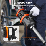 Hammers: VEVOR 1 Inch Air Impact Wrench, Up to 5175 ft-lbs Beast Reverse Torque Output Pneumatic Impact Gun w/ 8 Inch Extended Anvil for Repairs_nd_aintenance of Heavy Duty Machinery / Semi-Truck / Bus