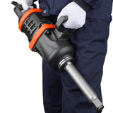 Hammers: VEVOR 1 Inch Air Impact Wrench, Up to 5175 ft-lbs Beast Reverse Torque Output Pneumatic Impact Gun w/ 8 Inch Extended Anvil for Repairs_nd_aintenance of Heavy Duty Machinery / Semi-Truck / Bus
