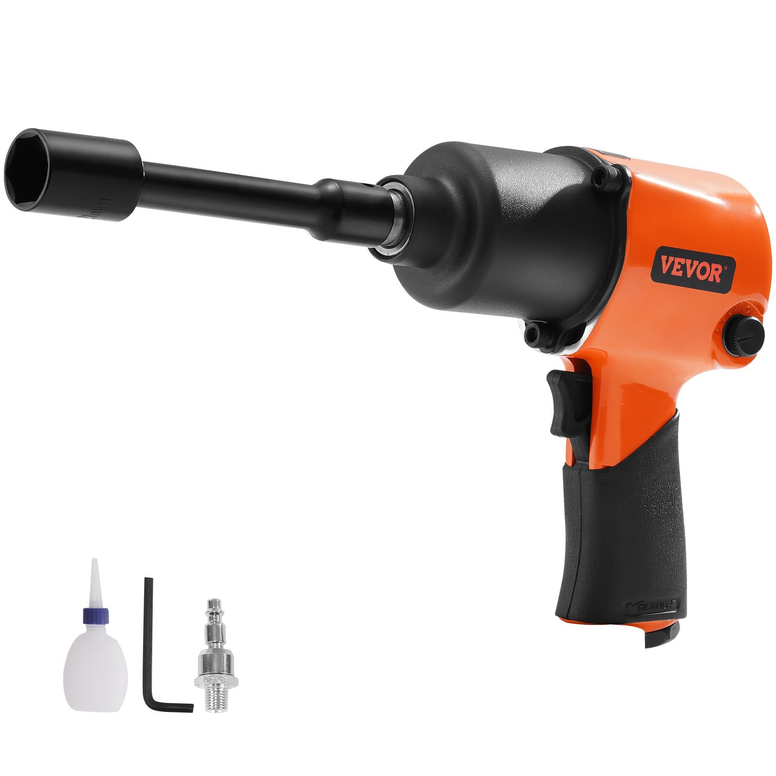 Automotive Repair & Speciality Tools: VEVOR Air Impact Wrench, 1/2" Drive Air Impact Gun Up to 880ft-lbs Nut-busting Torque, 7500RPM Lightweight Pneumatic Tool for Auto_epairs_nd_aintenance