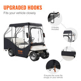 Automotive Decor: VEVOR Golf Cart Enclosure, 420D Polyester Driving Enclosure with 4-Sided Transparent Windows, 4 Passenger Club Car Covers Universal Fits for Most Brand Carts, Sunproof and Dustproof Outdoor Cart Cover