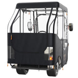 Automotive Decor: VEVOR Golf Cart Enclosure, 420D Polyester Driving Enclosure with 4-Sided Transparent Windows, 4 Passenger Club Car Covers Universal Fits for Most Brand Carts, Sunproof and Dustproof Outdoor Cart Cover