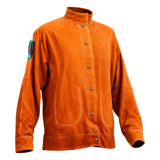Women's Jackets & Coats: VEVOR Flame-Resistant Welding Jacket Heavy Duty Leather Welding Jacket L Size
