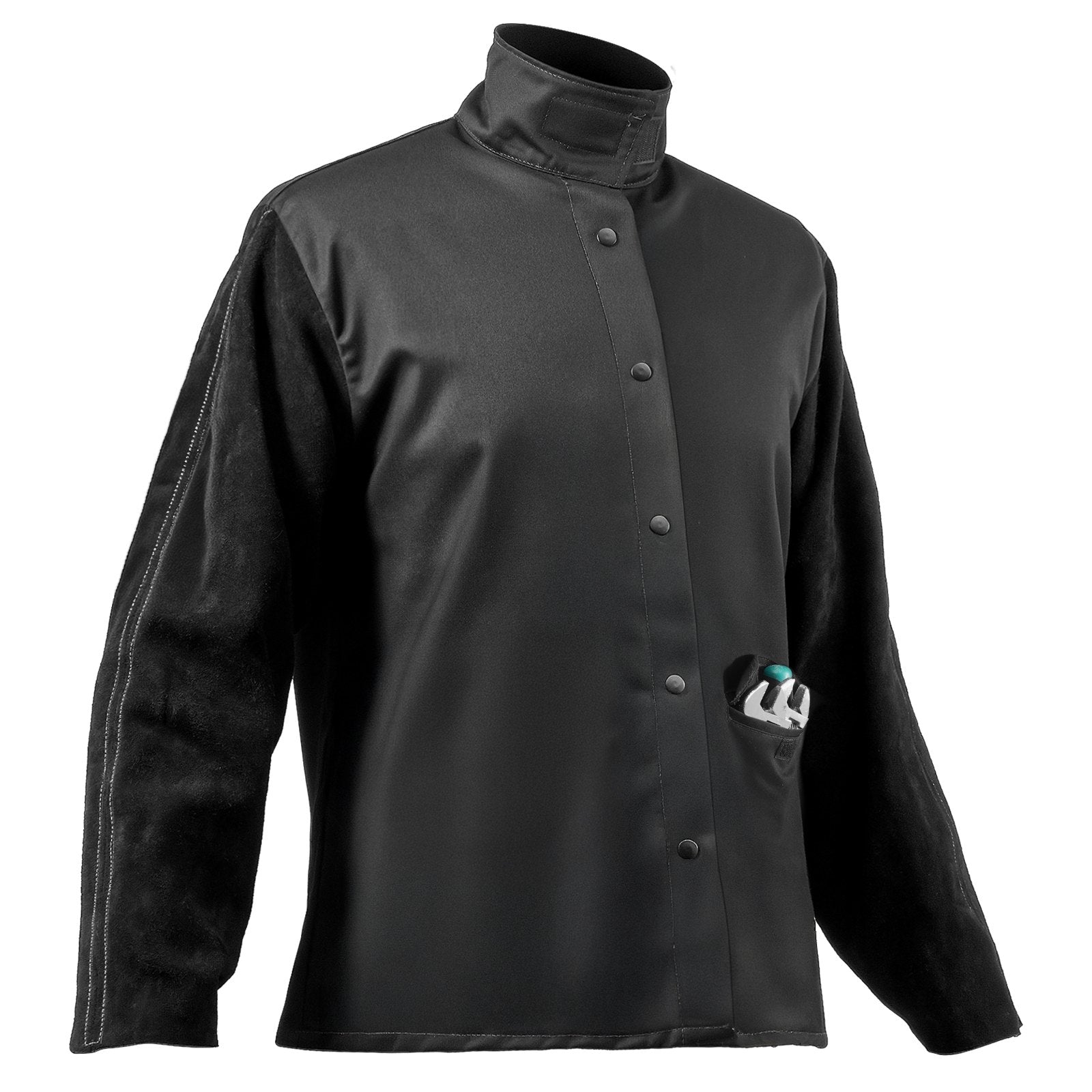 Men's Casual Shoes: VEVOR FR Welding Jacket XXL Size Heavy Duty Cowhide Leather & 9oz FR Cotton