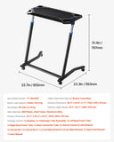 Bicycle Stands & Storage: VEVOR Mobile Cycling Desk Foldable Bike Trainer Fitness Desk with Lockable Wheel