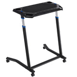 Bicycle Stands & Storage: VEVOR Mobile Cycling Desk Foldable Bike Trainer Fitness Desk with Lockable Wheel