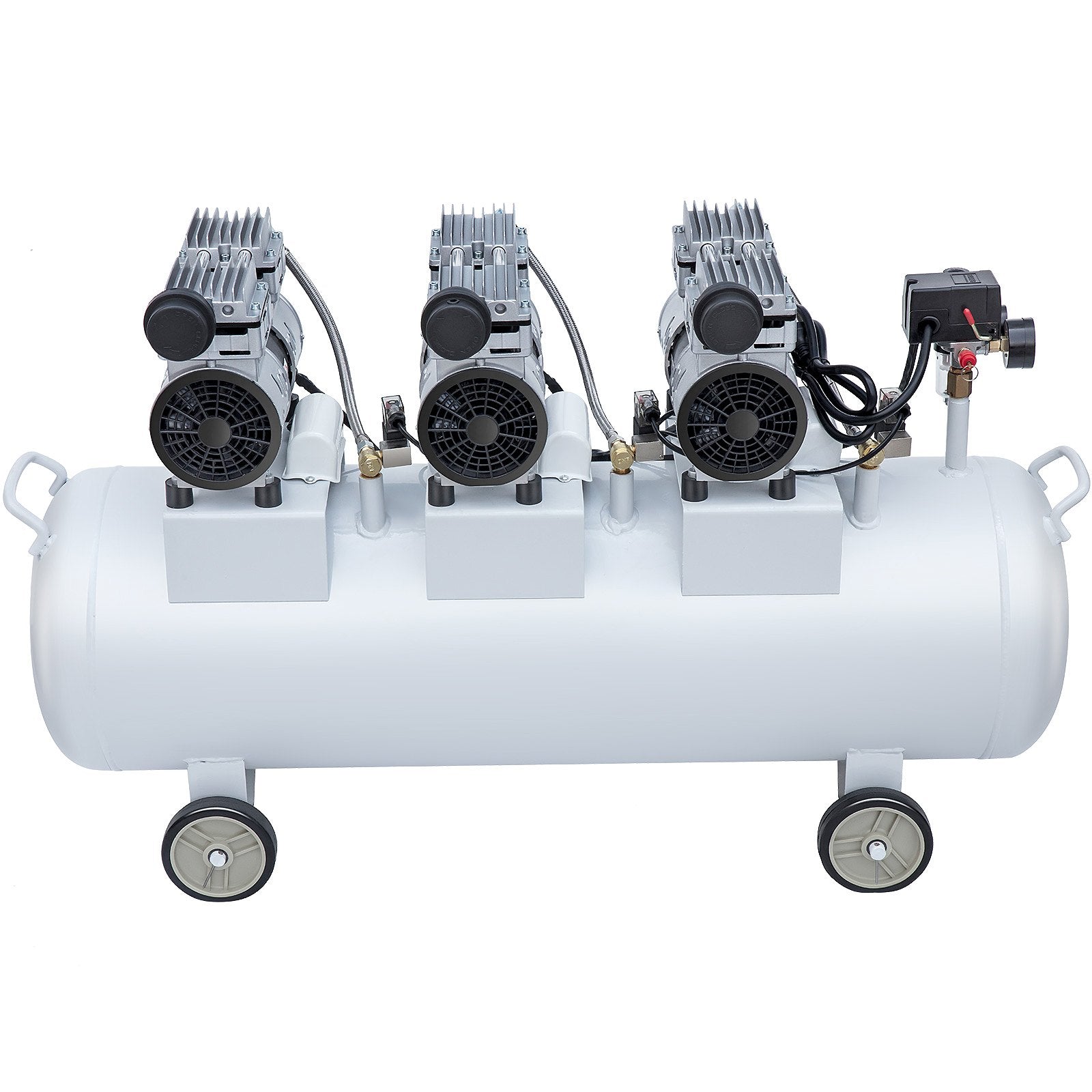 Air Compressors: VEVOR Oil Free Air Compressor Air Compressor Tank 100L 3HP Ultra Silent Inflator