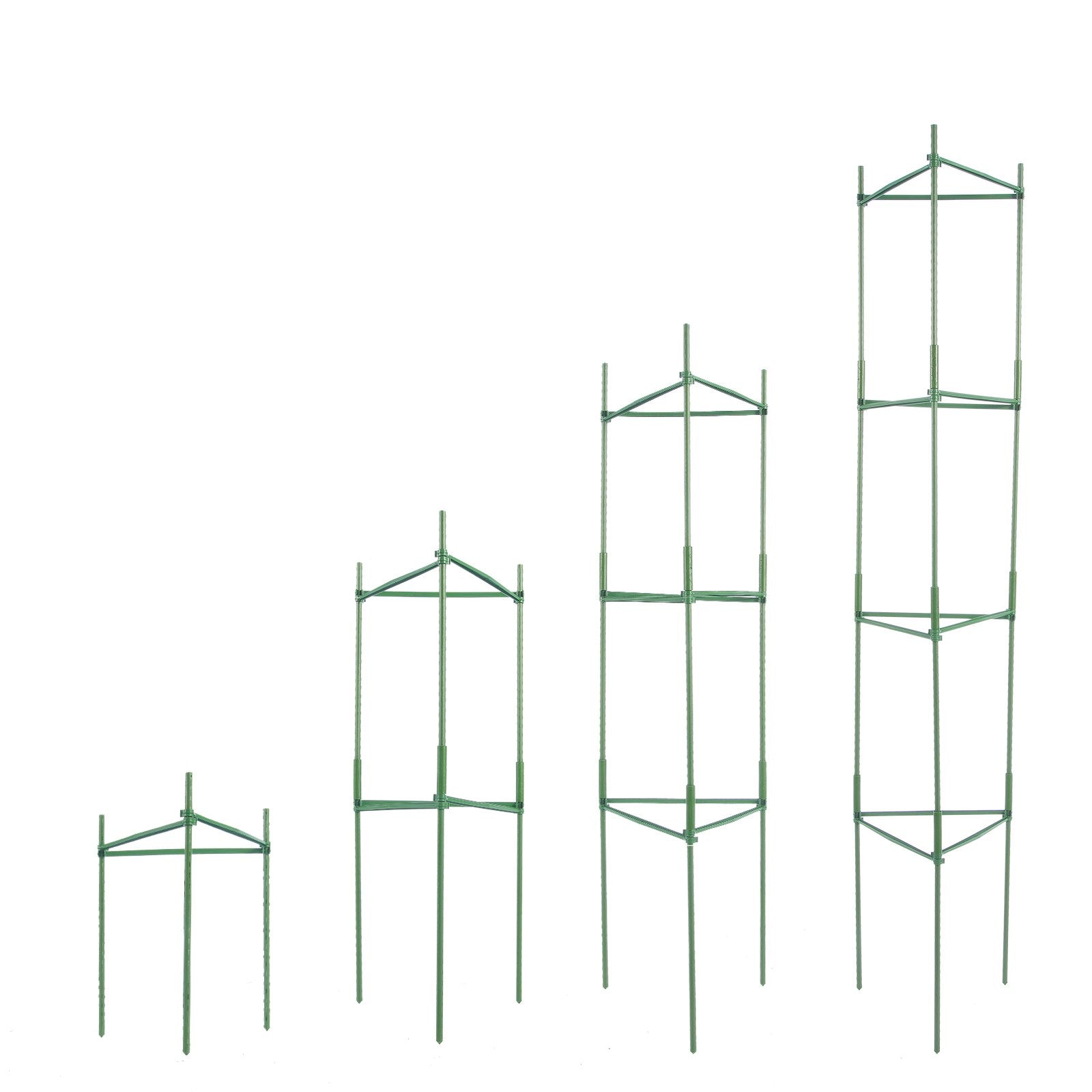 Gardening Tools: VEVOR 6 Packs Tomato Cages for Garden, 1230 mm Tomato Trellis Plant Stakes Support, Stackable Tall Plant Support Cage, for Raised Garden Bed, Vegetables Flowers and Climbing Plants