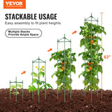 Gardening Tools: VEVOR 4 Packs Tomato Cages for Garden 1620 mm Tomato Plant Stakes Support Cage