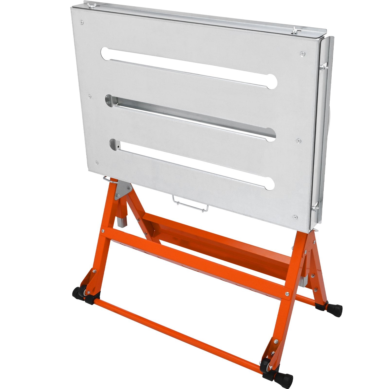 Tool Sockets: VEVOR Welding Table 30" x 20", 400lbs Load Capacity Steel Welding Workbench Table on Wheels, Folding Work Bench with Three 1.1" Slot, 3 Tilt Angles, Adjustable Height, Retractable Guide Rails