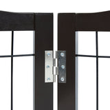 Dog Playpens & Gates: VEVOR Free Standing Dog Gate 32x96.5 inch Freestanding Pet Gate Foldable Brown