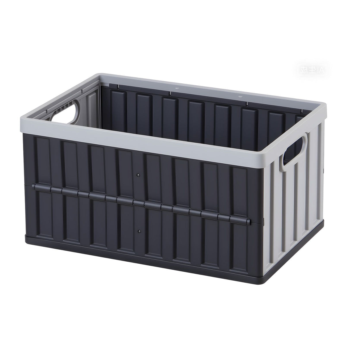 Plastic Collapsible Storage Bins with Lids, 65L 3 Packs, Stackable Folding Storage Crates with Handles, Holds 38 kg Per Bin, Heavy Duty Containers, Space-Saving Baskets, for Home Organizing