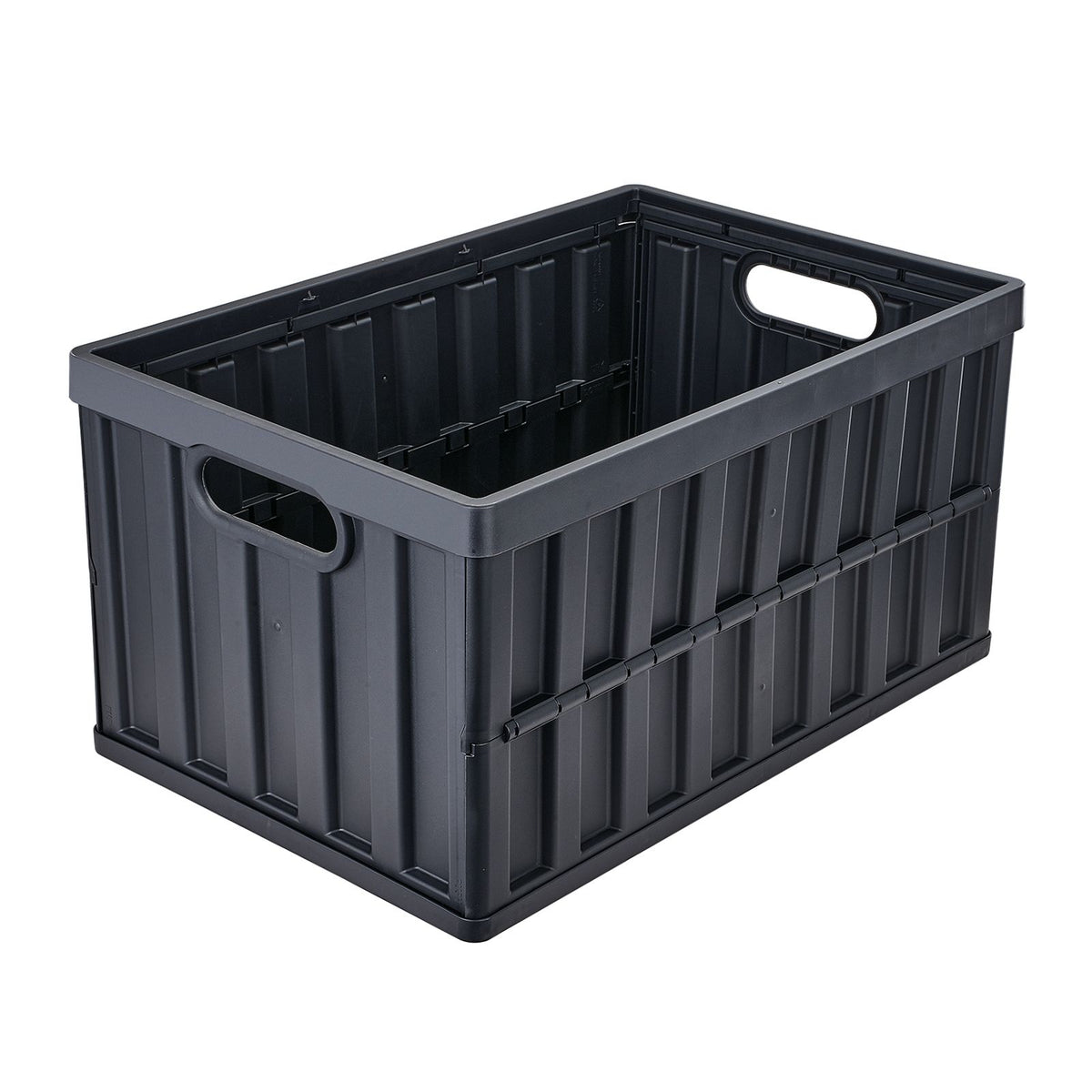 Collapsible Storage Bins with Lids, 65L 3 Packs, Folding Plastic Stackable Utility Crates with Handles, Large Heavy Duty Containers for Clothes, Toys, Books, Snack, Shoes, and Grocery Organizing